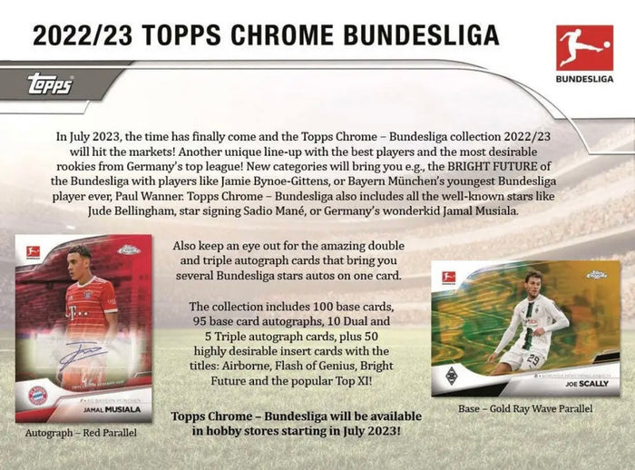 2022-23 Topps Chrome Bundesliga Soccer Hobby Box