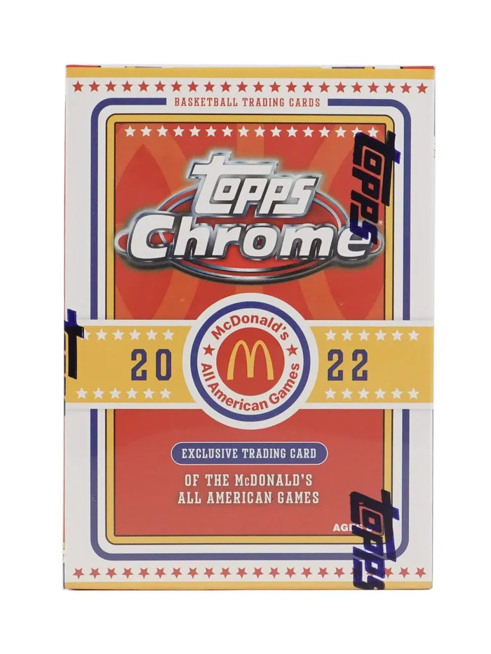 2022 Topps Chrome Basketball McDonald's All American Games Hobby Box - 20 Packs