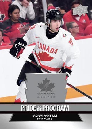 2023 UPPER DECK TEAM CANADA JUNIORS HOCKEY HOBBY BOX