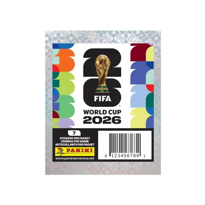 2026 Panini Fifa World Cup 50 Pack Sticker Box - Official Sticker Collection