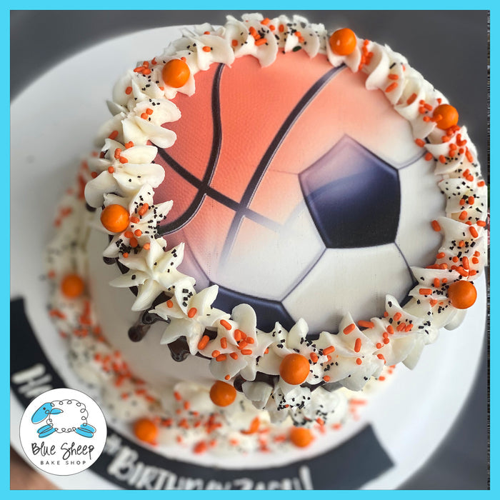 basketball and soccer ice cream cake nj