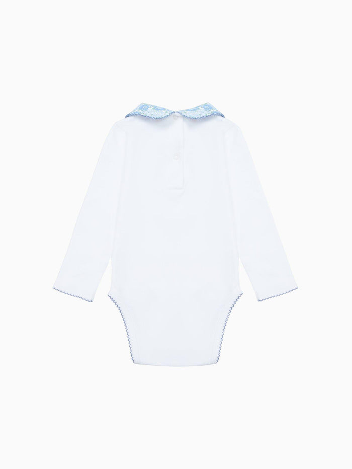 Blue Floral Patricio Baby Girl Body Vest