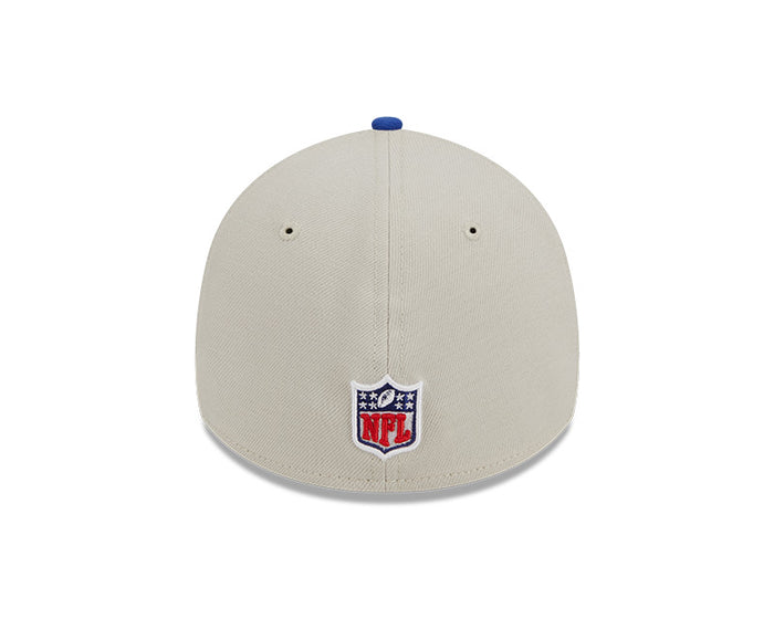 Buffalo Bills New Era 2023 Historic Sideline 39THIRTY Flex Hat - Cream/Royal