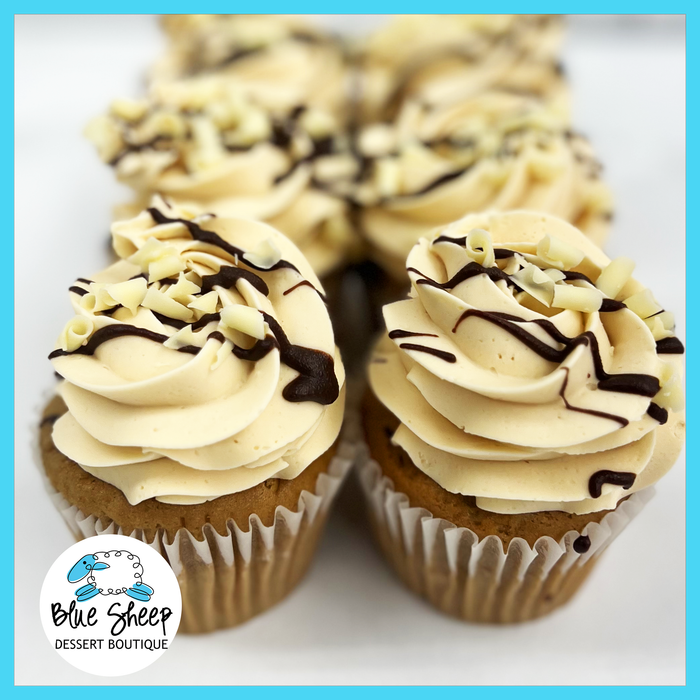 caramel latte cupcake