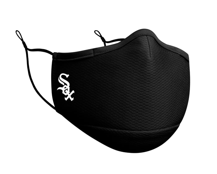 Chicago White Sox MLB New Era Black On-Field Face Cover Mask