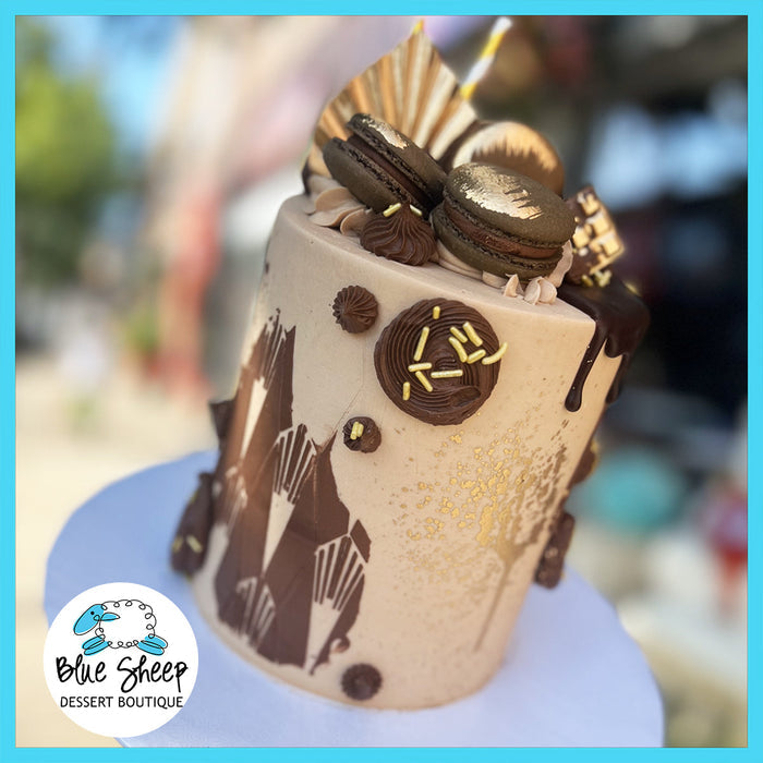 cocoa nouveau birthday cake - gluten free