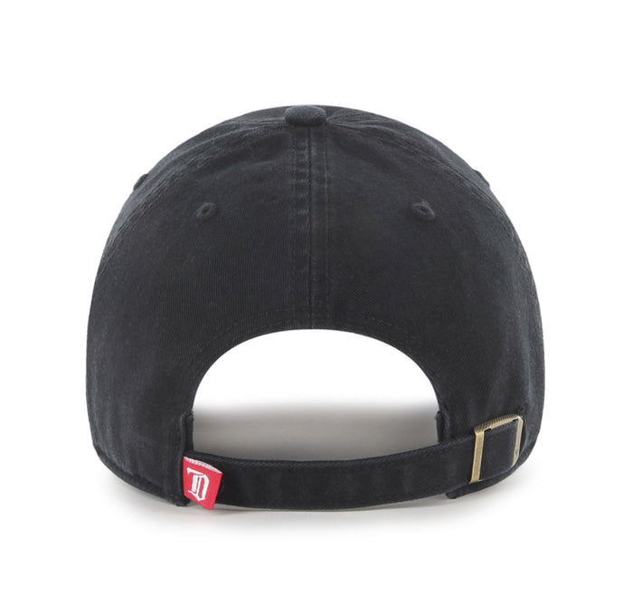 Detroit Red Wings D Vintage Black Clean Up '47 Brand Adjustable Hat