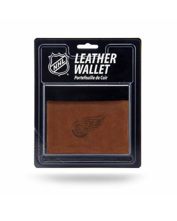 Detroit Red Wings NHL Trifold Leather Wallet
