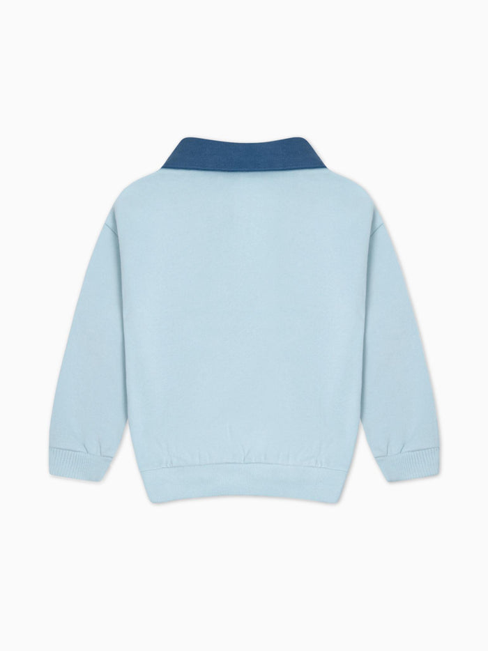 Dusty Blue Ivan Kids Sweatshirt