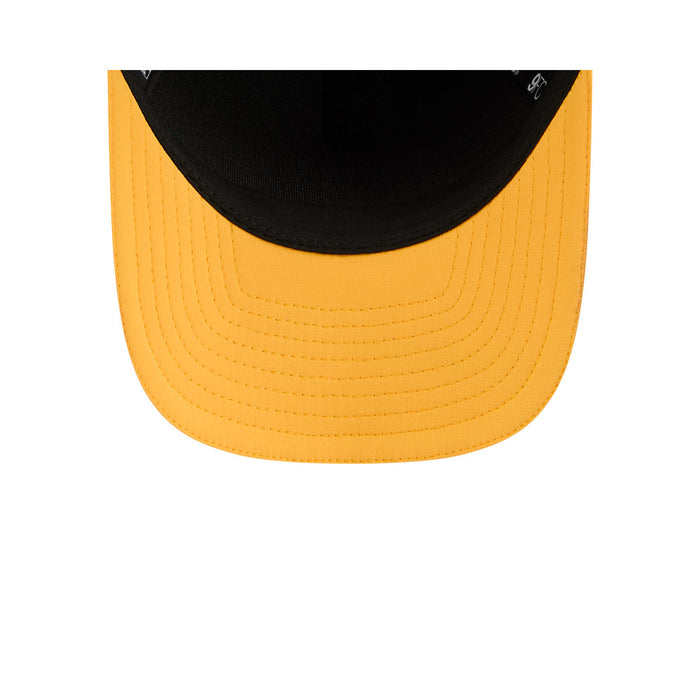 Edmonton Elks CFL 2026 New Era On-Field Side Line 9FORTY M-Crown A- Frame Adjustable Hat - 2 Tone Green/Yellow