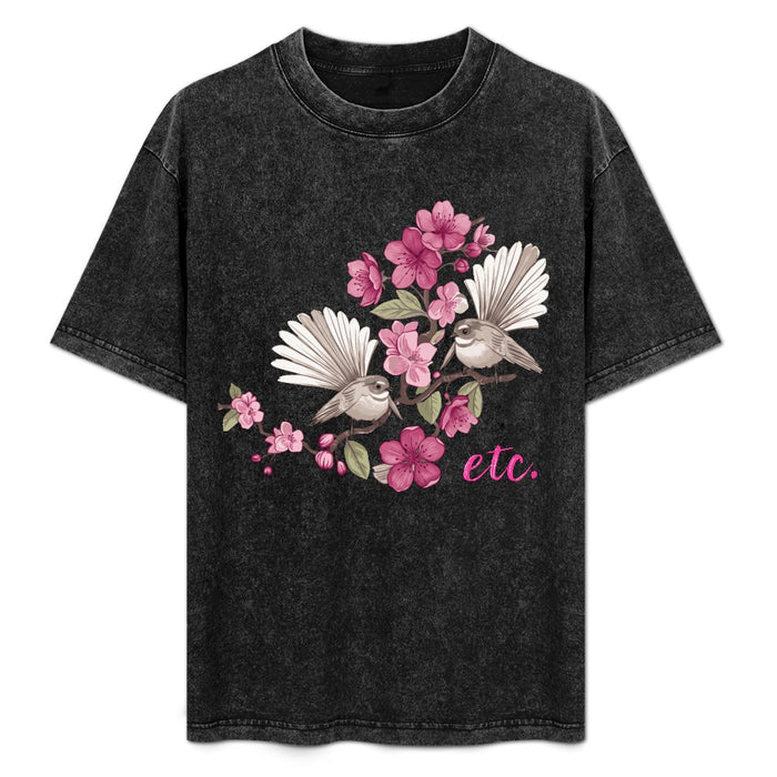 ETC Floral Fantail Vintage Cotton Tee