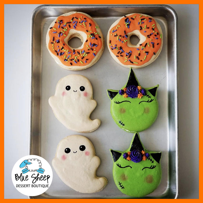 giant halloween macarons