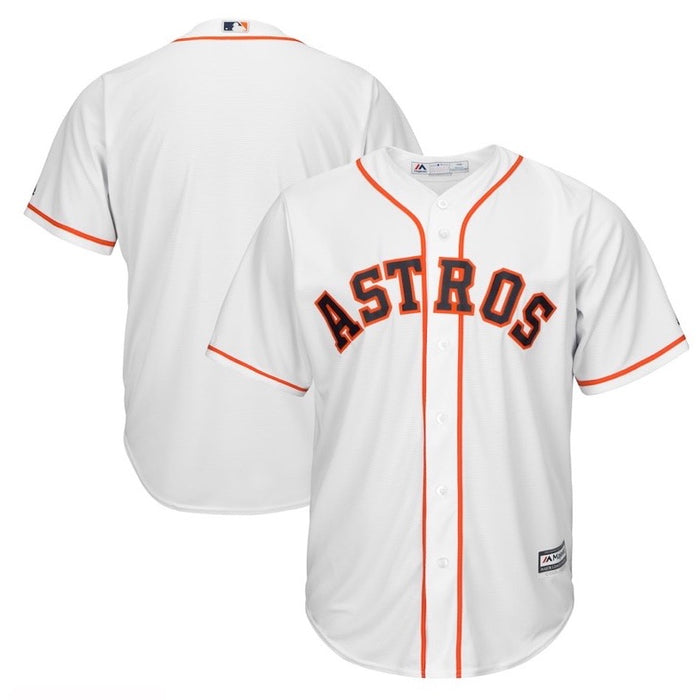 Houston Astros Majestic Cool Base Home White Replica Jersey