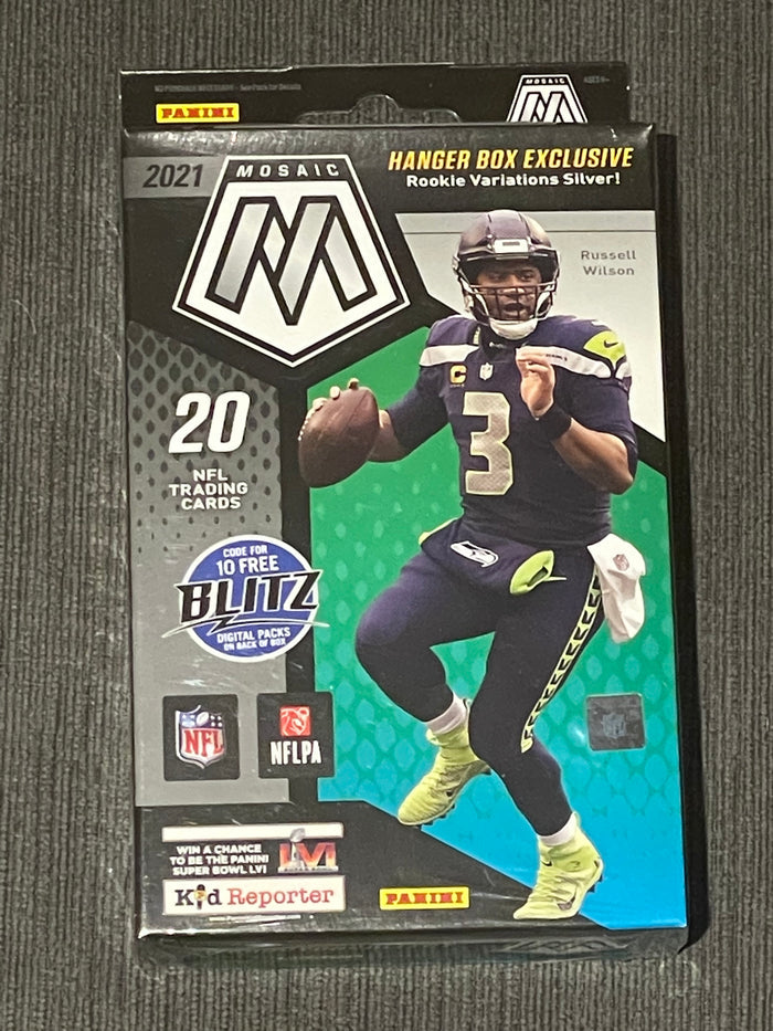 2021 Panini NFL Mosaic Trading Cards - Hanger 20 Cards Per Box