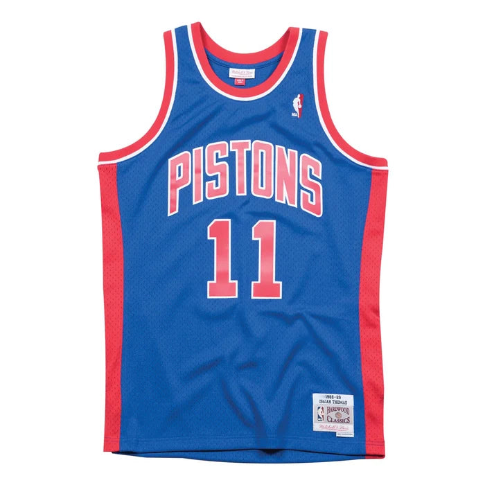 Isiah Thomas #11 Detroit Pistons Mitchell & Ness 1988-89 Hardwood Classic Swingman Jersey