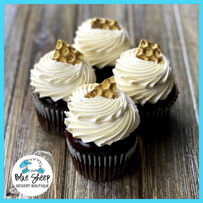 jack daniels honey whiskey cupcake - stuffed