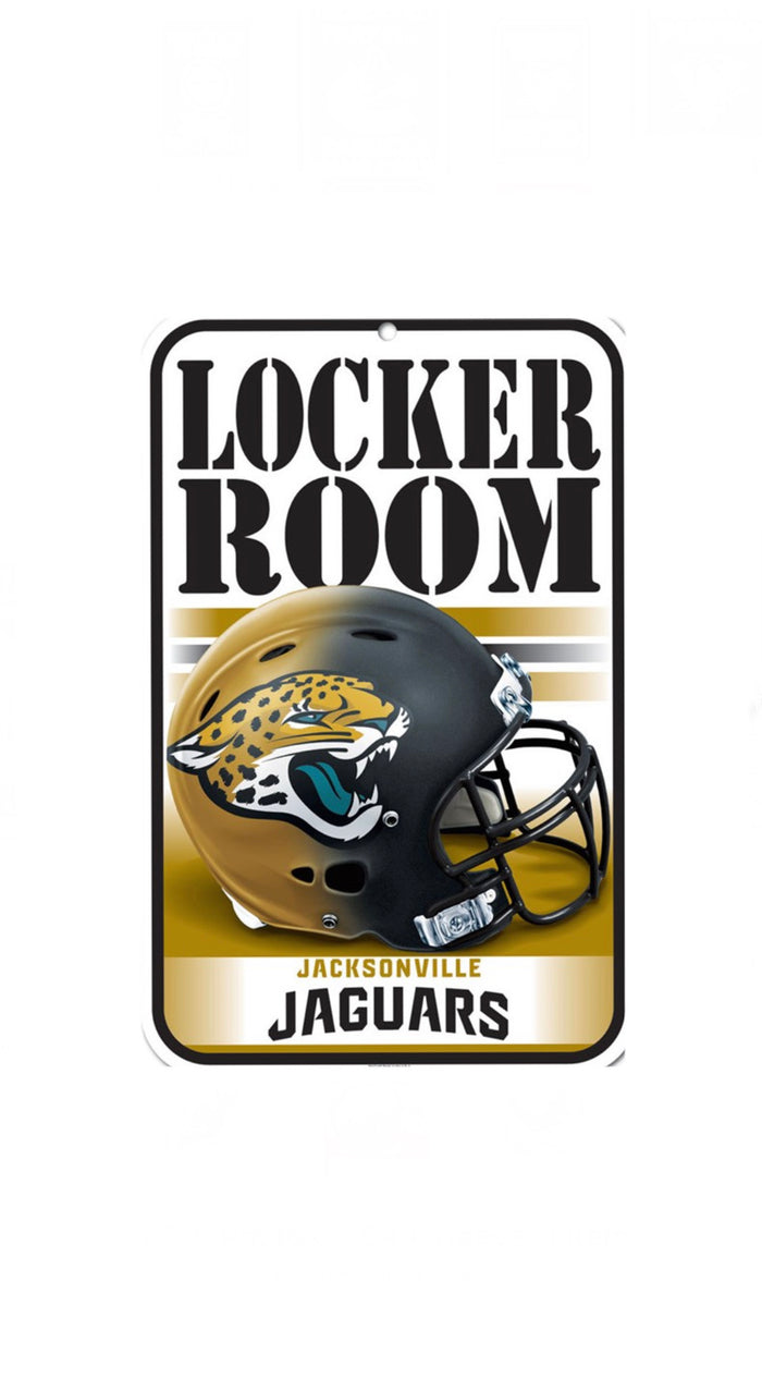 Jacksonville Jaguars WinCraft Locker Room Sign