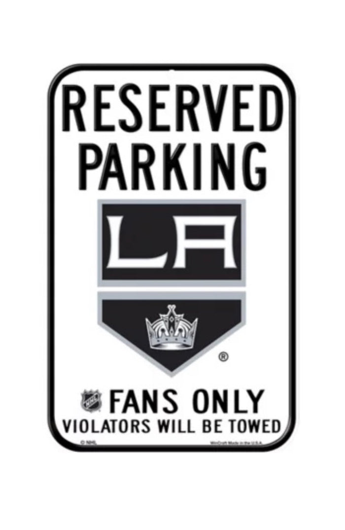 Los Angeles Kings WinCraft Reserved Parking Fan Sign