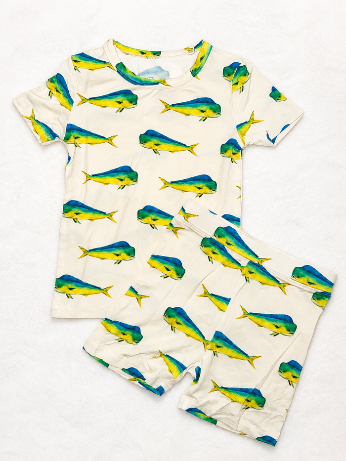 Mahi Mayhem - Bamboo 2-Piece Pajamas - READY TO SHIP