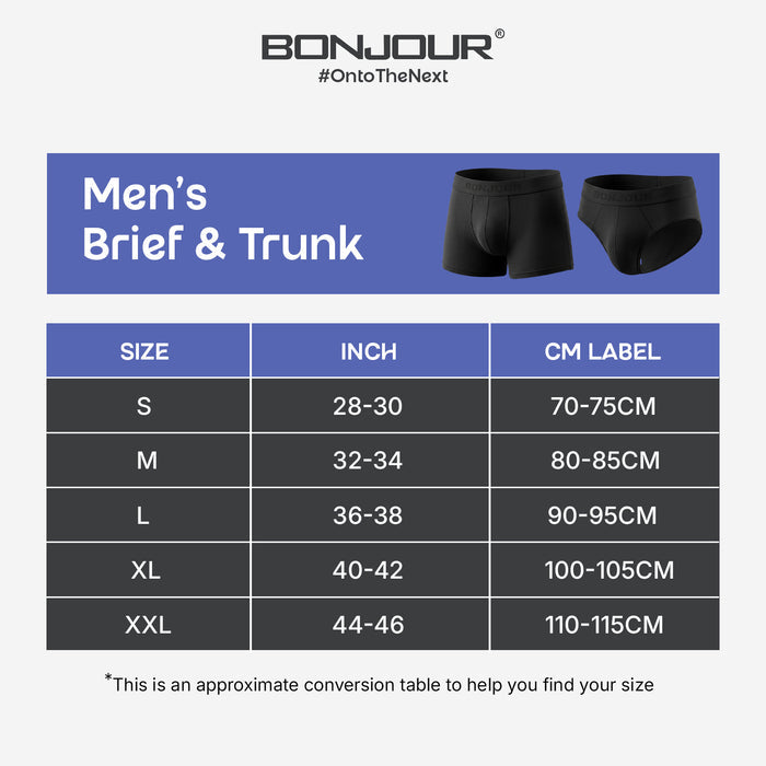 Men's Cotton Comfort Trunk - Soft Breathable Everyday Innerwear (Grey)