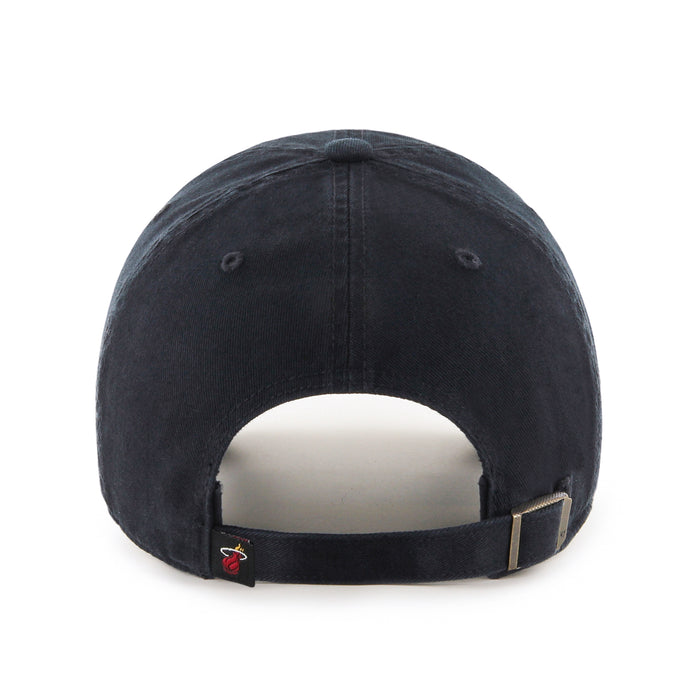 Miami Heat Black Clean Up '47 Brand Adjustable Hat