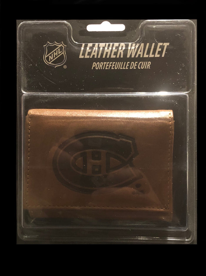 Montreal Canadiens NHL Trifold Leather Wallet