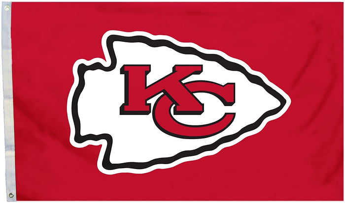 NFL Kansas City Chiefs 3’ x 5’ Logo Flag