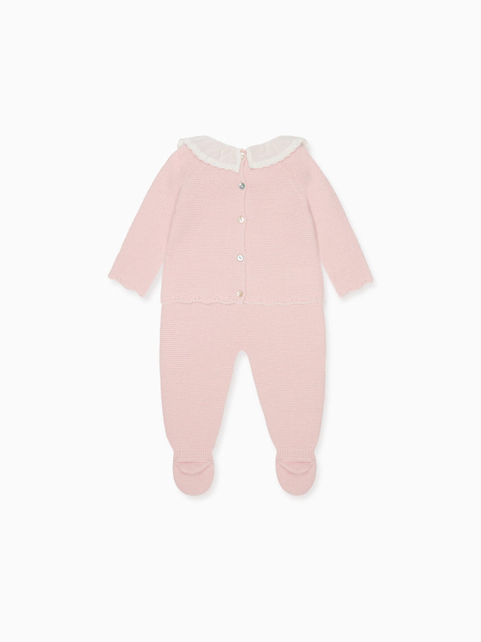 Pink Fernanda Cashmere Baby Girl Set