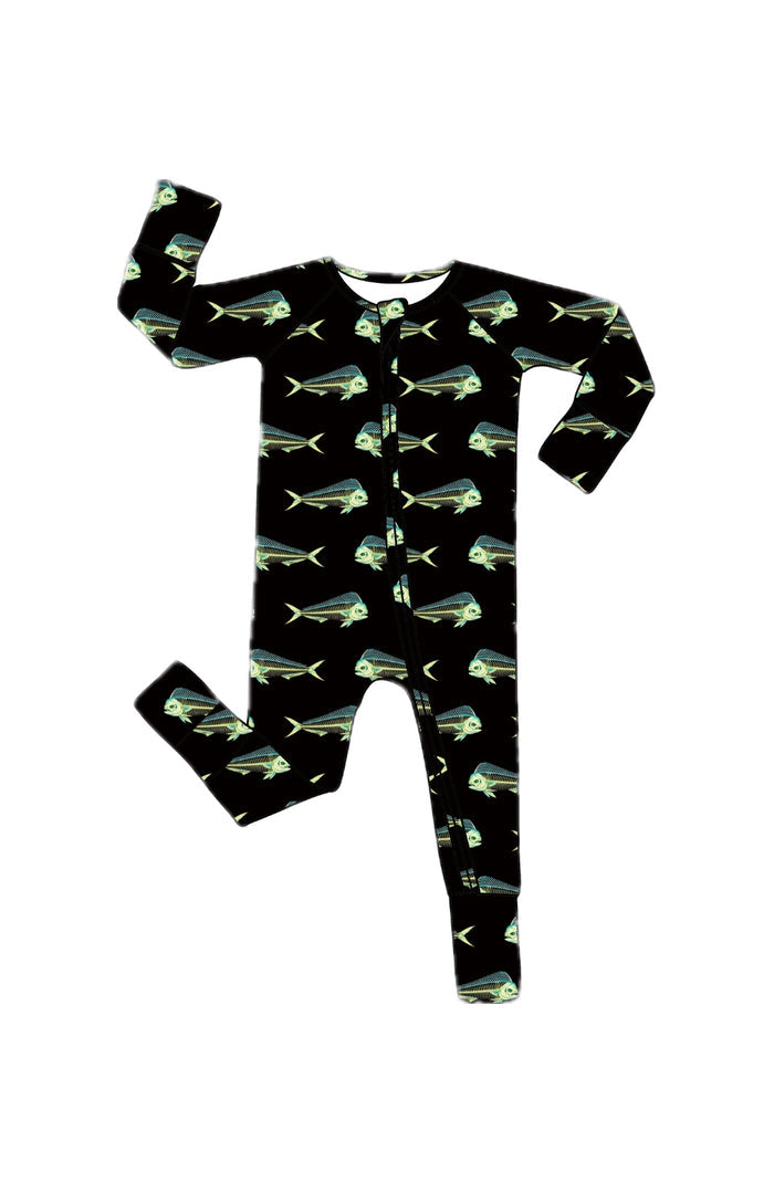 *PREORDER* - Mahi Skeleton Halloween Bamboo Zippy Sleeper Pajamas