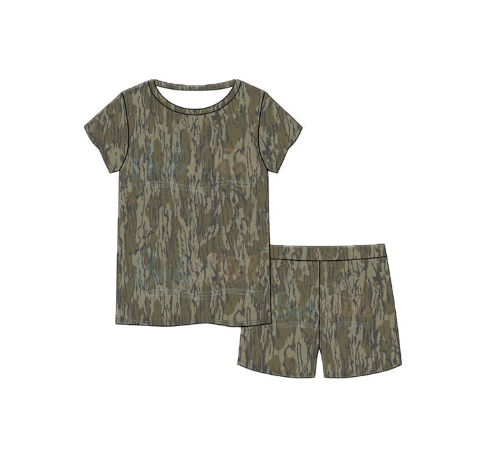 *PREORDER* Camo - Bamboo 2-Piece Pajamas