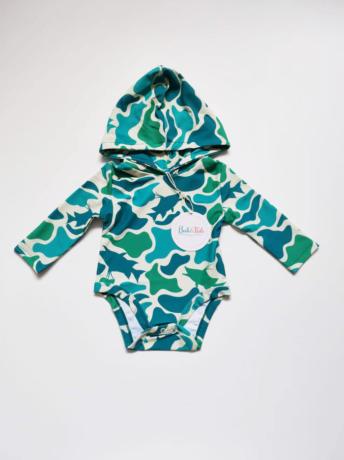 *PREORDER* Hogfish Hideout - Sun Protective Hooded SunTide™ Bodysuit