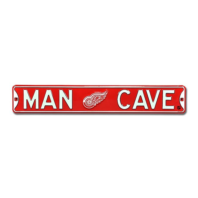 Red Wings Bulletin Man Cave Sign
