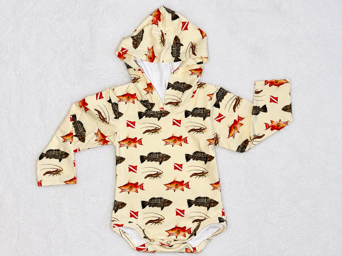 Reef Raiders - Sun Protective Hooded SunTide™ Bodysuit - READY TO SHIP