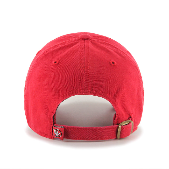 San Francisco 49ers Red Clean Up '47 Brand Adjustable Hat