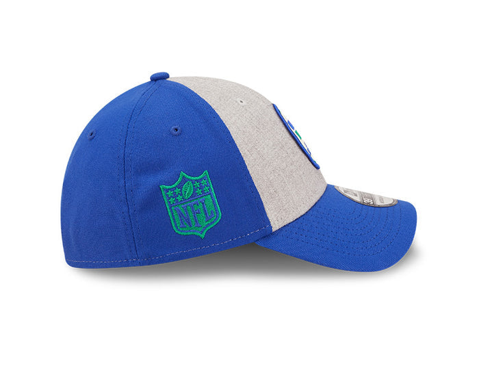 Seattle Seahawks New Era 2022 Sideline 39THIRTY Historic Flex Hat - Heathered Gray/Blue