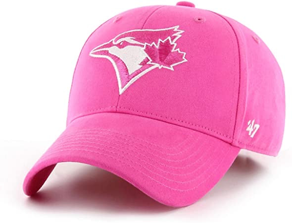 Toddler Toronto Blue Jays Pink Magenta Girls MVP '47 Brand Adjustable