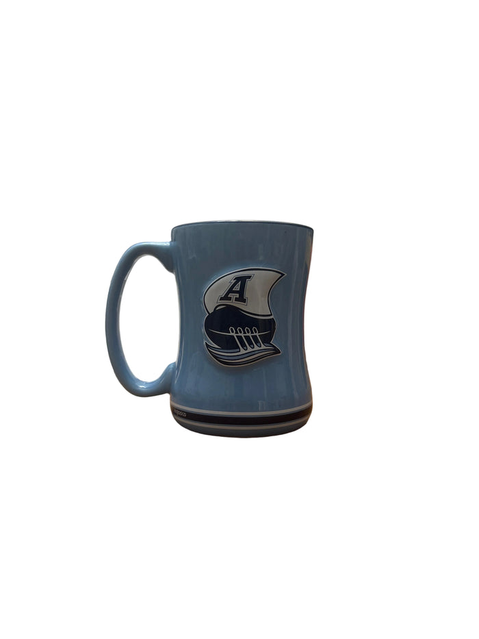Toronto Argonauts Inglasco 14OZ Sculpted Mug - Light Blue