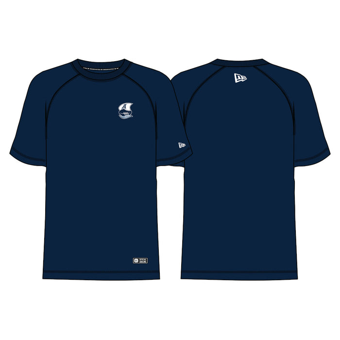 Toronto Argonauts New Era 2026 Sideline Cavort Raglan T-Shirt - Navy