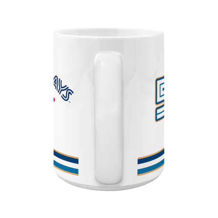 Toronto Blue Jays 50th Season Anniversary 15oz Sublimated Mug - White
