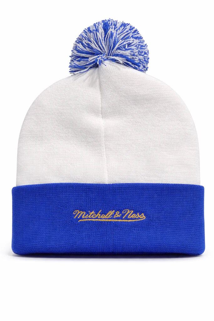 Toronto Blue Jays Mitchell & Ness MLB 2025 World Series Knit Pom Toque - White