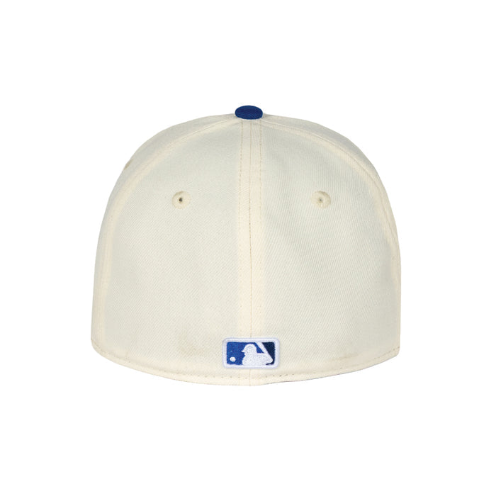Toronto Blue Jays New Era 2-Tone Cream - 50th Season Anniversary 59FIFTY Fitted Hat with Embroidered Patch