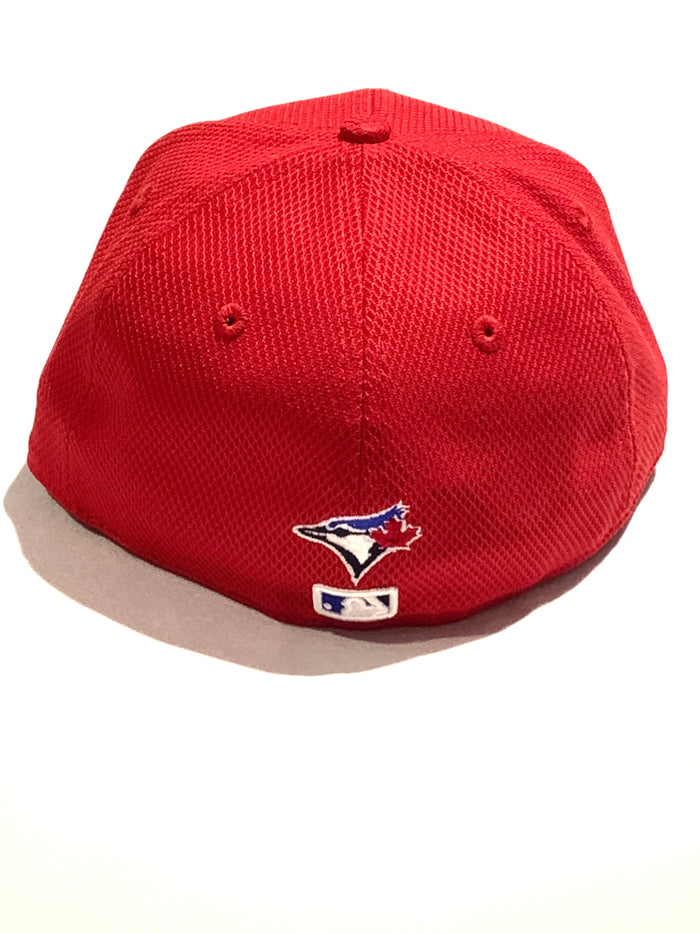 Toronto Blue Jays Red Navy Leaf 59Fifty New Era Fitted Hat