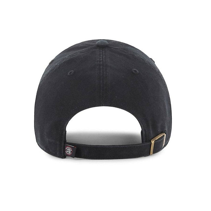 Toronto Raptors Black on Black Clean Up '47 Brand Adjustable Hat