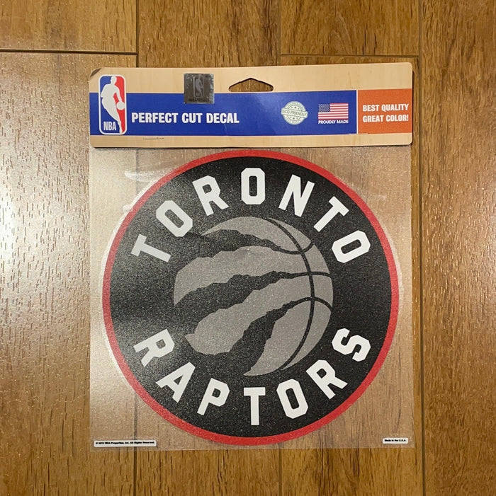Toronto Raptors NBA 8 X 8 Round Clear Vinyl Decal