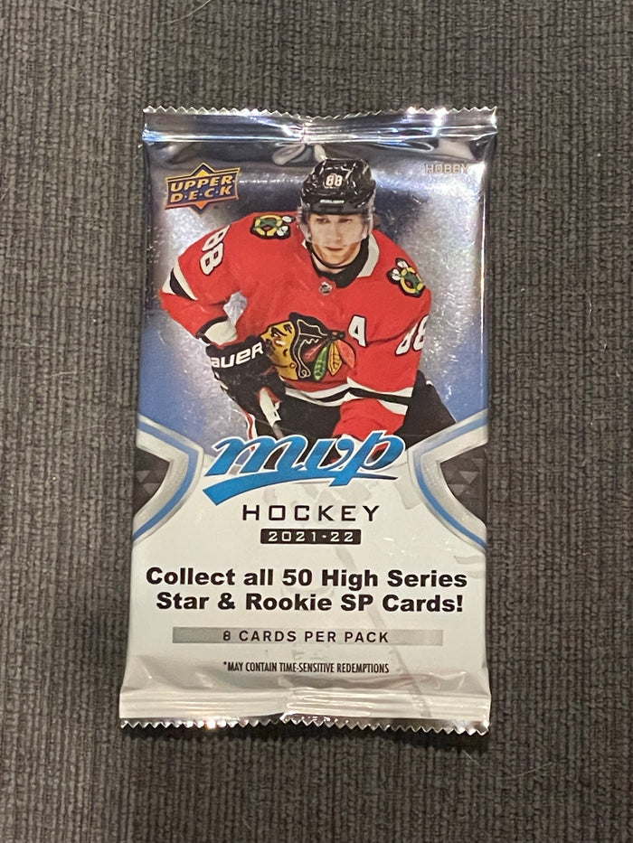Upper Deck MVP 2021-22 Hockey Hobby (8 cards per pack) Pac