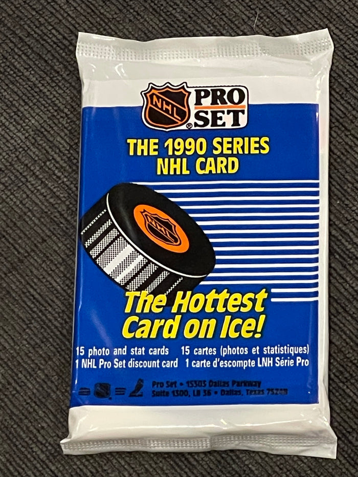 VINTAGE 1989-90 Pro Set Hockey NHL Trading Cards - 1 pack /15 cards
