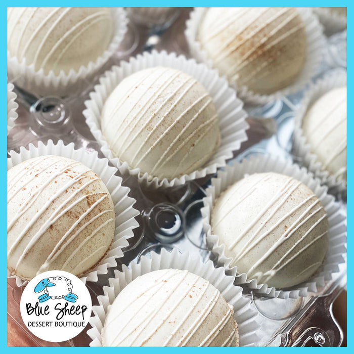 white chocolate cocoa bomb