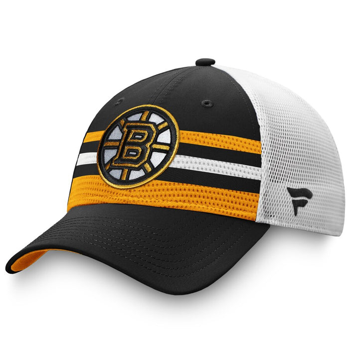Youth Boston Bruins Fanatics Branded 2020 NHL Draft Authentic Pro Structured Adjustable Trucker Hat