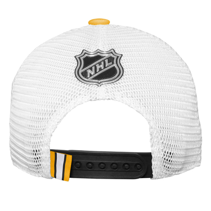 Youth Boston Bruins Fanatics Branded 2023 NHL Draft On Stage Trucker Adjustable Hat