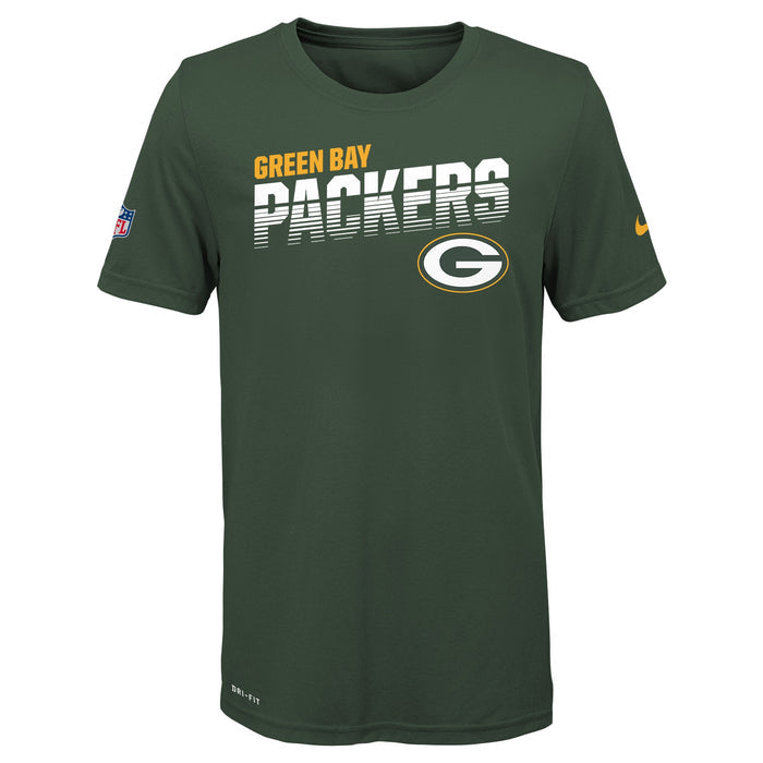 Youth Green Bay Packers Dri-Fit Sideline T-Shirt